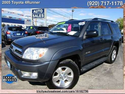 2005 TOYOTA 4RUNNER SR5 4WD 4DR SUV W/V6 Family owned since 1971 for sale in MENASHA, WI