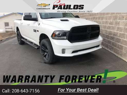 2018 Ram 1500 SPRT pickup Bright White Clearcoat - cars & trucks -... for sale in Jerome, ID