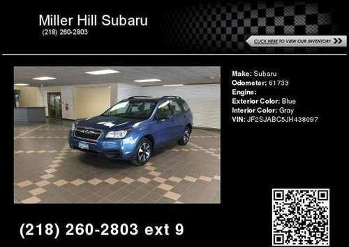 2018 Subaru Forester 2 5i - - by dealer - vehicle for sale in Duluth, MN