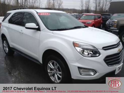 2017 CHEVROLET EQUINOX LT FWD EVERYONE APPROVED! LOW MILES - cars & for sale in NEWARK, NY