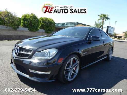 2012 MERCEDES-BENZ C63 AMG 2DR CPE C 63 AMG RWD with AMG MB-Tex seat... for sale in Phoenix, AZ