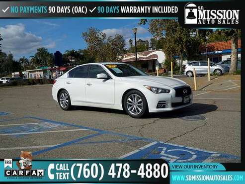 2015 Infiniti Q50 Q 50 Q-50 Premium FOR ONLY ! - - by for sale in Vista, CA