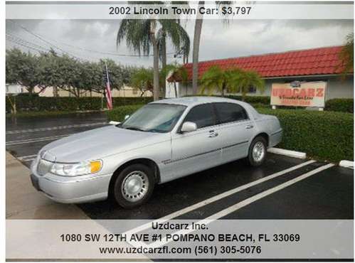 2002 Lincoln TownCar ...NICE for sale in Pompano Beach, FL