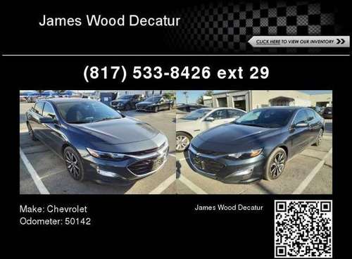2020 Chevrolet Chevy Malibu RS - - by dealer - vehicle for sale in Decatur, TX