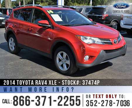 2014 Toyota RAV4 XLE SUV *** Camera, XM, Bluetooth, Toyota SUV *** for sale in Alachua, FL