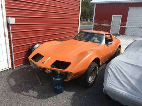 1974 Corvette roller project for sale in Issue, VA