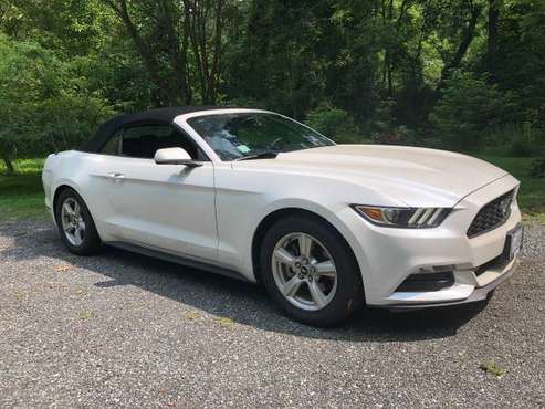 2017 Ford Mustang V6 White Platinum Converible for sale in New Providence, PA