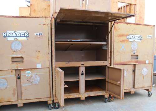 25 GANG BOXES FOR SALE knaack job box ridgid tool jobox knack chest for sale in Hollister, CA