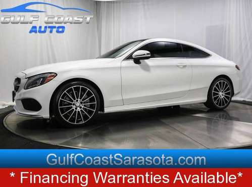 2017 Mercedes-Benz C-CLASS C 300 COUPE LEATHER WARRANTY ONLY 10K MILES for sale in Sarasota, FL