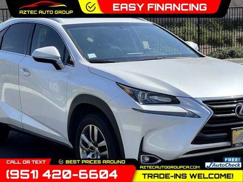 2016 Lexus NX 200t 200 t 200-t Sport Utility 4D 4 D 4-D PRICED TO for sale in Corona, CA