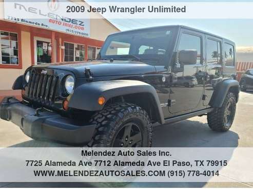 2009 Jeep Wrangler Unlimited 4WD 4dr Rubicon - - by for sale in El Paso, TX