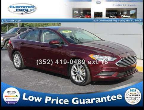 2017 Ford Fusion SE FWD - - by dealer - vehicle for sale in Spring Hill, FL