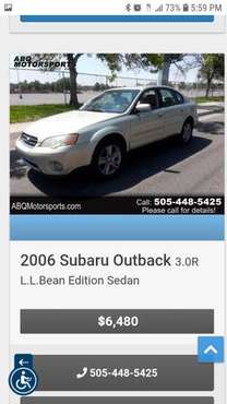 06 Subaru outback - cars & trucks - by owner - vehicle automotive sale for sale in Albuquerque, NM