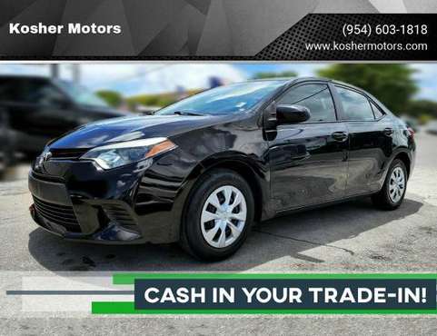 2016 Toyota Corolla LE Premium 4dr Sedan - - by dealer for sale in Hollywood, FL