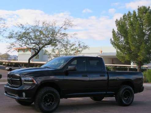 2014 Ram 1500 4x4 QUAD CAB EXTRA CLEAN BLACK BEAUTY - cars & for sale in Phoenix, AZ