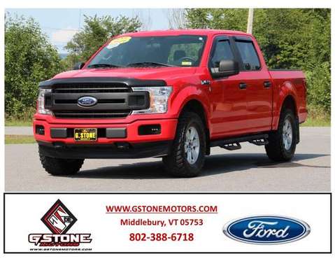 2019 FORD F-150 XL CREW CAB - - by dealer - vehicle for sale in Middlebury, VT