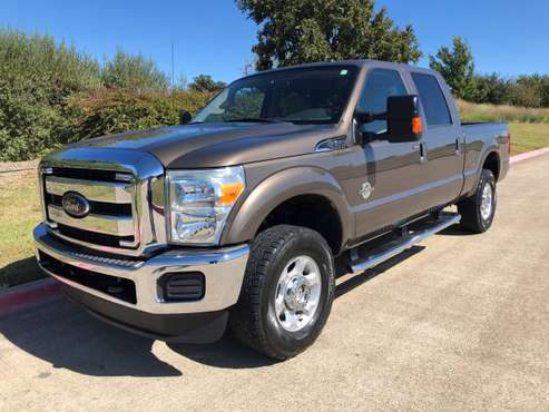 2015 FORD F250 F-250 XLT CREW CAB LONG BED DIESEL for sale in PLANO,TX, OK