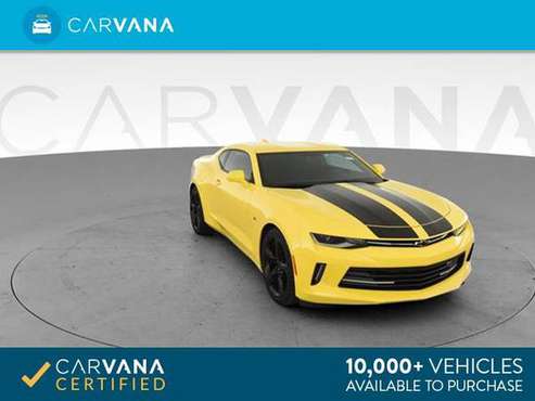2017 Chevy Chevrolet Camaro LT Coupe 2D coupe Yellow - FINANCE ONLINE for sale in Auburndale, MA