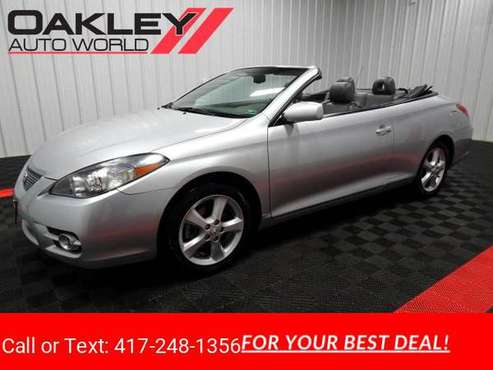 2007 Toyota Camry Solara Convertible SLE Convertible Silver - cars & for sale in Branson West, MO
