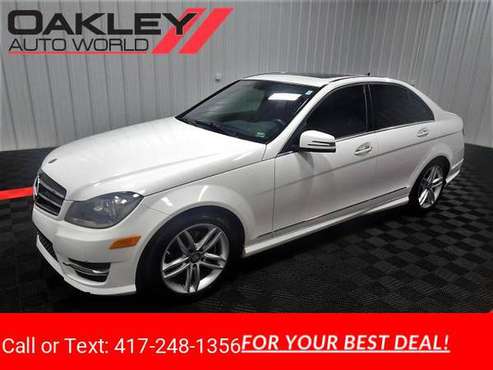 2014 Mercedes-Benz C-Class C 250 Sport RWD sedan White - cars &... for sale in Branson West, MO