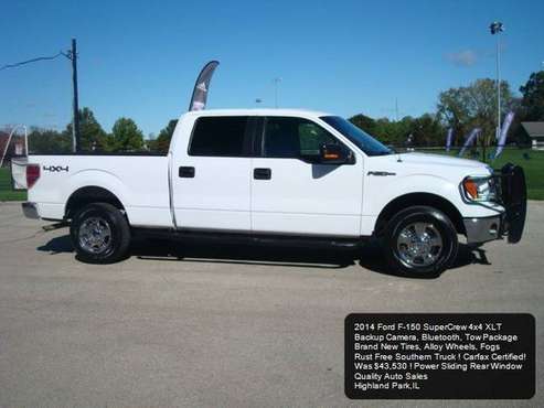 2014 Ford F-150 XLT SuperCrew F150 4x4 Crew Cab Backup Camera Bluetoot for sale in Highland Park, IL