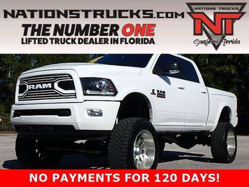 2018 DODGE 2500 LARAMIE Crew Cab CUMMINS DIESEL 4X4 LIFTED TRUCK -... for sale in Sanford, FL