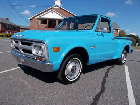 1968 GMC Short Bed C10 Pickup Truck, Fuel Injected 350 engine auto for sale in Forest, VA