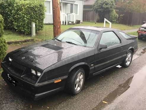 Rare 1986 Dodge Daytona Turbo Z- low miles, second owner for sale in Olympia, WA