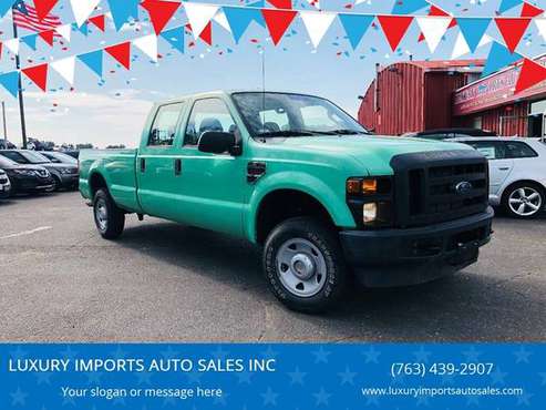 2009 Ford F-250 Super Duty 4x4 XL 4dr Crew Cab 8 ft. LB Pickup for sale in North Branch, MN