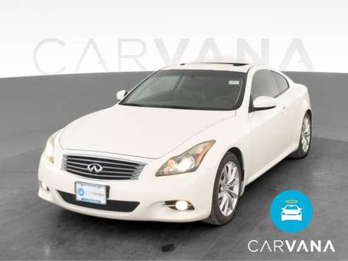 2012 INFINITI G G37 Coupe 2D coupe White - FINANCE ONLINE - cars &... for sale in Bakersfield, CA