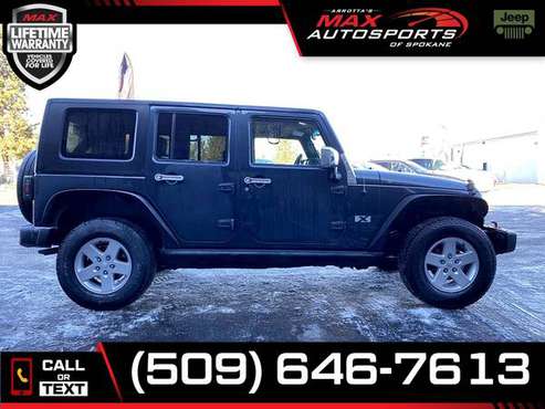 $270/mo - 2008 Jeep Wrangler Unlimited HARDTOP 4X4 LOCAL TRADE -... for sale in Spokane, MT