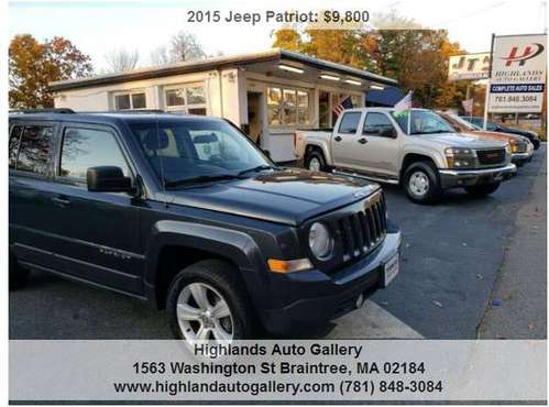 2015 PATRIOT LATTITUDE 4X4 1OWNER CLEAN W/C/FAX SERVICED GAS MILES -... for sale in Braintree, MA