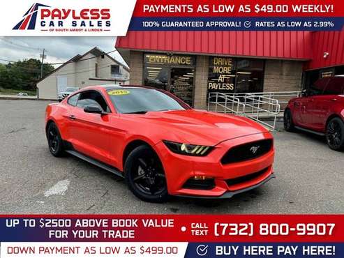 2015 Ford Mustang V6 V 6 V-6 FOR ONLY 340/mo! - - by for sale in south amboy, NJ