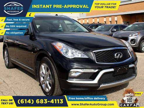 $273/mo - 2017 Infiniti QX50 - Easy Financing! - cars & trucks - by... for sale in Columbus, PA