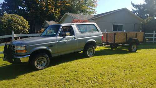 4X4 Bronco and Trailer for sale in Vancouver, OR