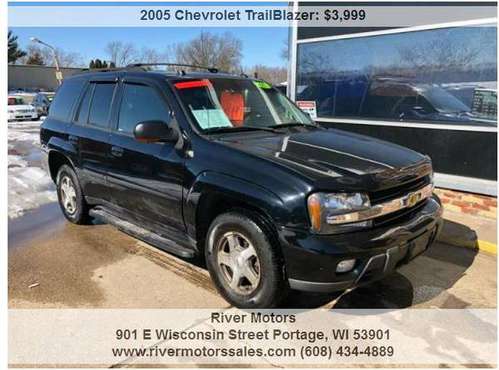 2005 Chevrolet TrailBlazer LT 4WD 4dr SUV 173196 Miles for sale in Portage, WI