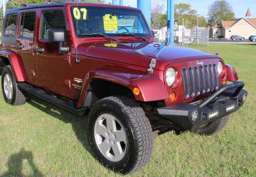 2007 Jeep Wrangler Unlimited Sahara for sale in Buckley, MI