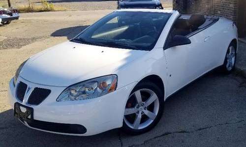 2007 Pontiac G6 GT Convertible - Low Miles White Leather Mags for sale in New Castle, PA