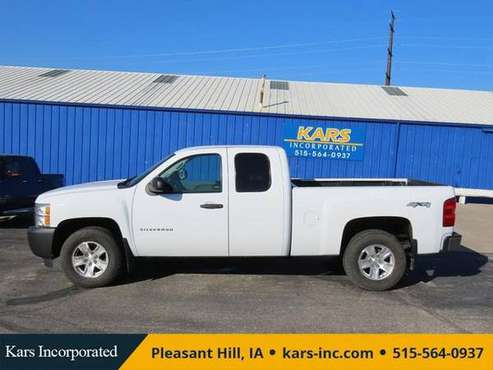 2013 Chevrolet Silverado 1500 Work Truck 4WD Extended Cab - cars &... for sale in Pleasant Hill, IA