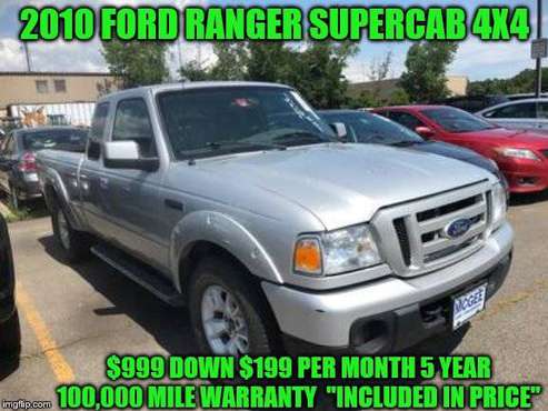 !!!**2010 FORD RANGER SUPERCAB XLT 4X4 PICKUP**!!! for sale in Rowley, MA