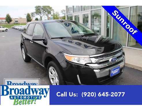 2011 Ford Edge SUV SEL - Ford Black for sale in Green Bay, WI