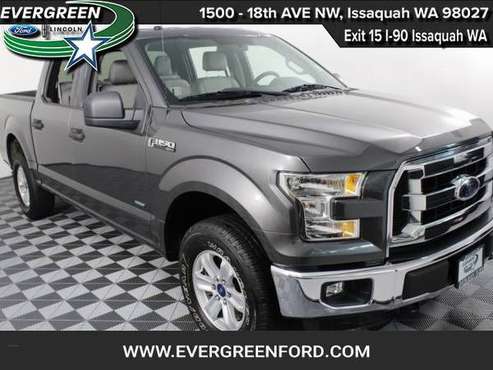 2016 Ford F150 XLT pickup Gray for sale in Issaquah, WA