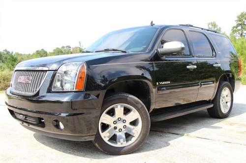 2008 GMC YUKON SLT LEATHER CAPTAIN CHAIRS NAVIGATION SUNROOF BACK UP C for sale in Tomball, TX