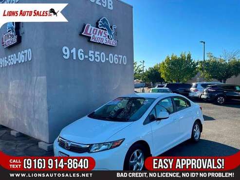 2012 Honda Civic CNG PRICED TO SELL! - - by dealer for sale in Sacramento , CA
