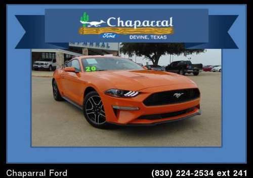 2020 Ford Mustang EcoBoost ( Mileage: 1, 953! - - by for sale in Devine, TX