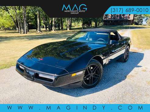 1989 *Chevrolet* *Corvette* *2dr Convertible* BLACK for sale in Cicero, IN