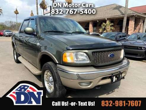2001 Ford F-150 Truck F150 Crew Cab 139 King Ranch 4WD Ford F 150 for sale in Houston, TX