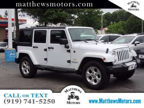 2015 Jeep Wrangler Unlimited Sahara - - by dealer for sale in Clayton, NC