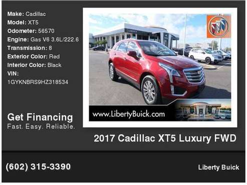 2017 Cadillac XT5 Luxury FWD Great Deal - - by for sale in Peoria, AZ