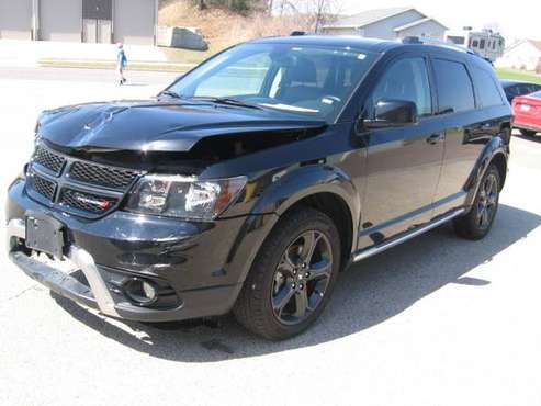 2019 Dodge Journey Crossroad AWD 28K Mi Repairable Leather 3 6L for sale in Holmen, WI